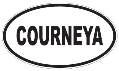 COURNEYA - Oval Sticker