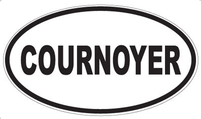 COURNOYER - Oval Magnet