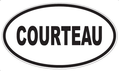 COURTEAU - Oval Magnet