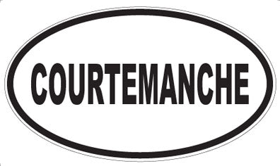 COURTEMANCHE - Oval Magnet