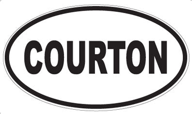 COURTON - Oval Magnet