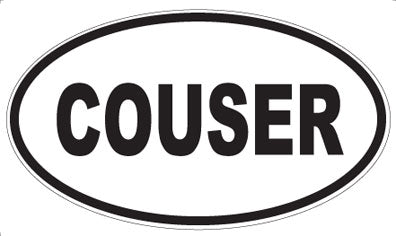 COUSER - Oval Magnet