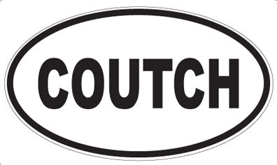 COUTCH - Oval Magnet
