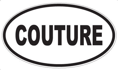 COUTURE - Oval Magnet