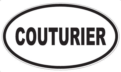 COUTURIER - Oval Magnet