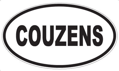 COUZENS - Oval Magnet