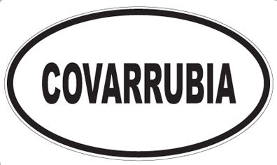 COVARRUBIA - Oval Magnet