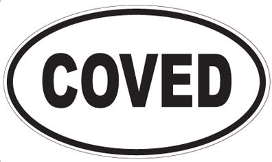 COVED - Oval Sticker