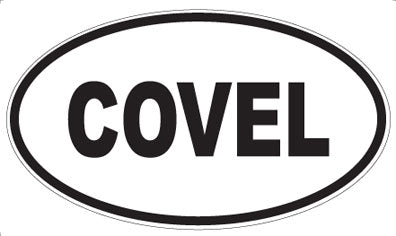 COVEL - Oval Sticker