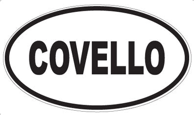COVELLO - Oval Sticker