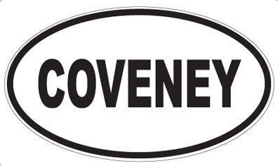 COVENEY - Oval Sticker