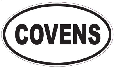 COVENS - Oval Sticker