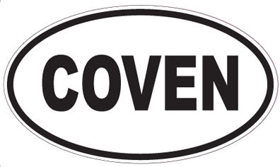 COVEN - Oval Magnet