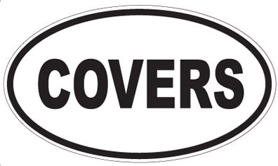 COVERS - Oval Sticker