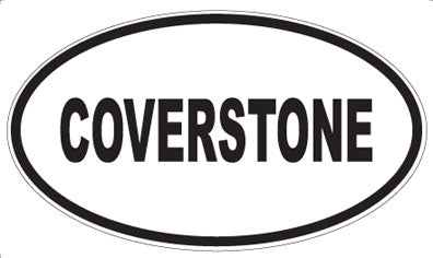 COVERSTONE - Oval Sticker