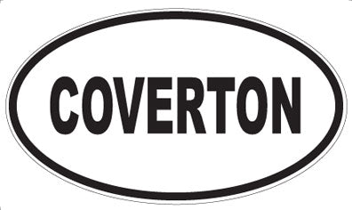 COVERTON - Oval Sticker