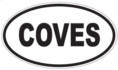 COVES - Oval Sticker