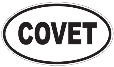 COVET - Oval Magnet