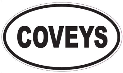COVEYS - Oval Sticker