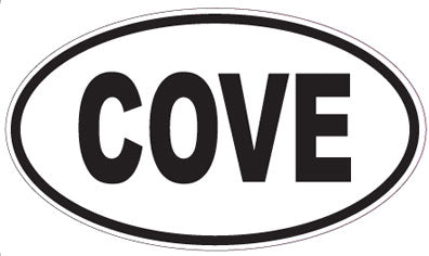 COVE - Oval Sticker