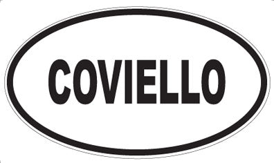 COVIELLO - Oval Sticker
