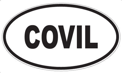 COVIL - Oval Sticker