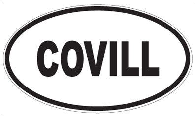 COVILL - Oval Sticker