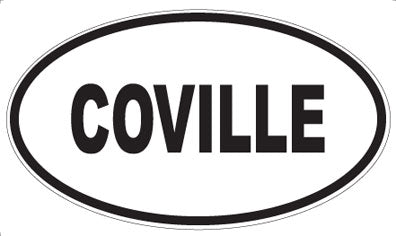 COVILLE - Oval Magnet