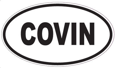 COVIN - Oval Sticker