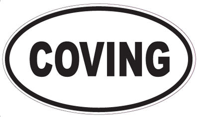 COVING - Oval Sticker