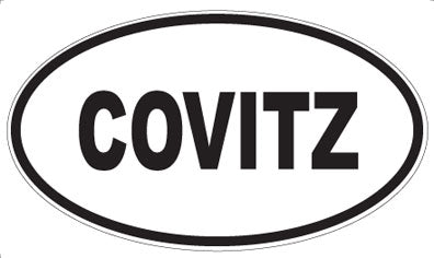 COVITZ - Oval Magnet