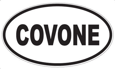 COVONE - Oval Sticker