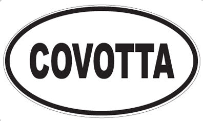 COVOTTA - Oval Sticker