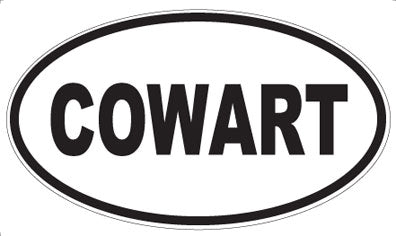COWART - Oval Magnet