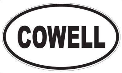 COWELL - Oval Magnet
