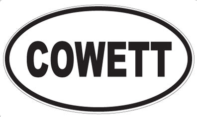 COWETT - Oval Magnet