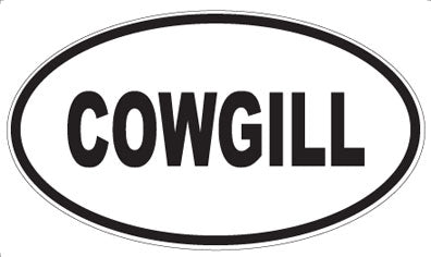 COWGILL - Oval Magnet