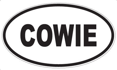 COWIE - Oval Magnet