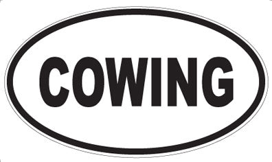 COWING - Oval Magnet