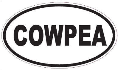 COWPEA - Oval Sticker