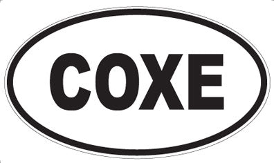 COXE - Oval Sticker