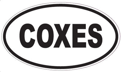COXES - Oval Magnet