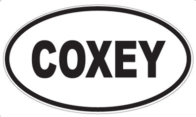 COXEY - Oval Sticker