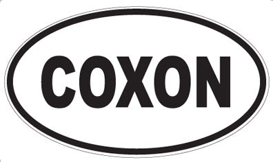 COXON - Oval Sticker