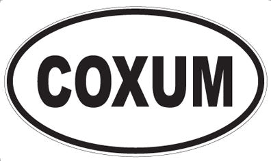 COXUM - Oval Sticker