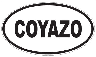 COYAZO - Oval Sticker