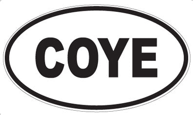 COYE - Oval Magnet