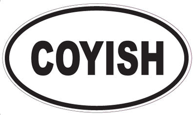 COYISH - Oval Sticker