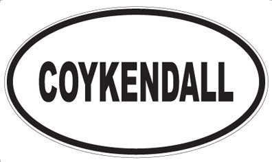 COYKENDALL - Oval Magnet