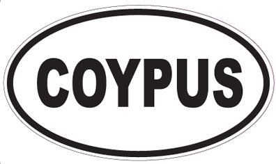 COYPUS - Oval Sticker